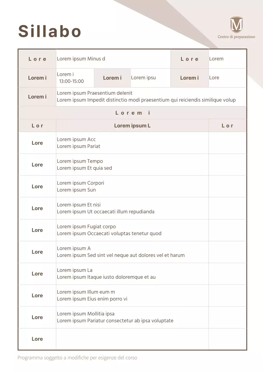 Il programma di codifica semplice di Brown