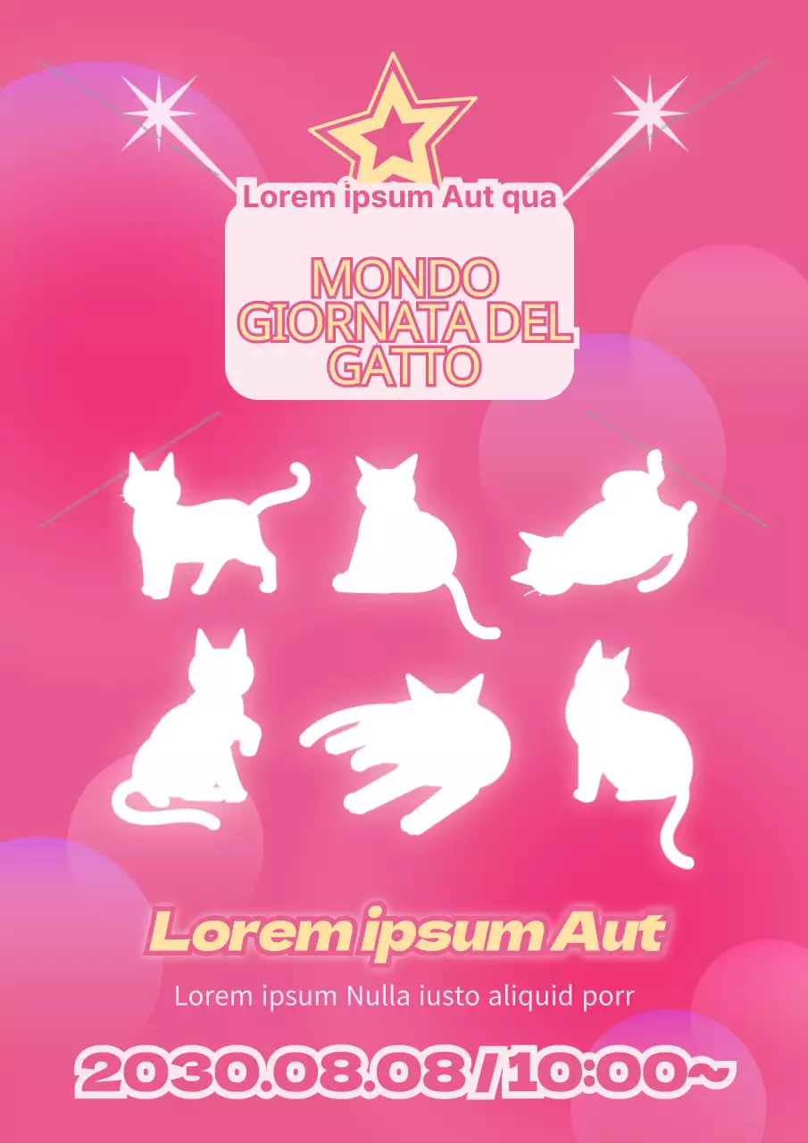 Cosa c'è in serbo per la Festa del Gatto con una spruzzata di rosa