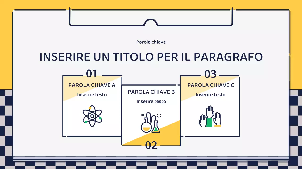 Presentazione sulla progettazione di icone carine e basilari in verde e giallo