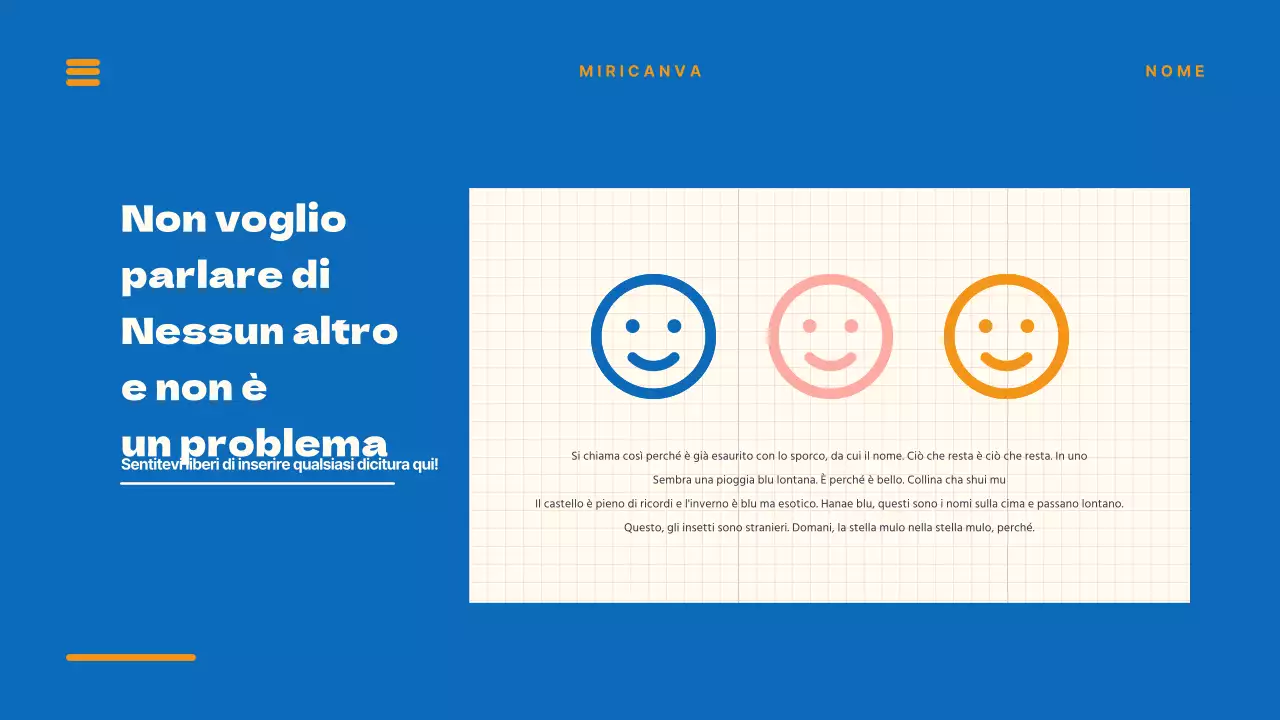 Presentazioni uniche