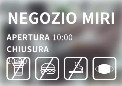 Semplice carta da lettere bianca per negozi