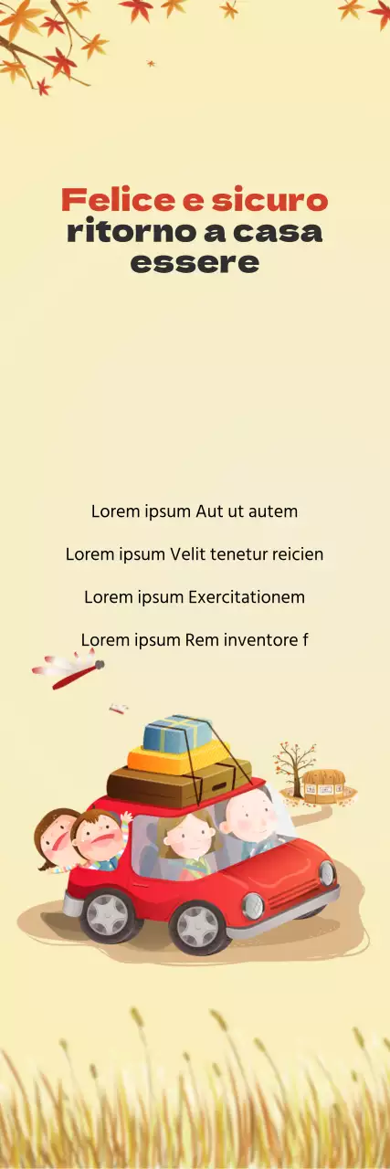 Buon viaggio di ritorno