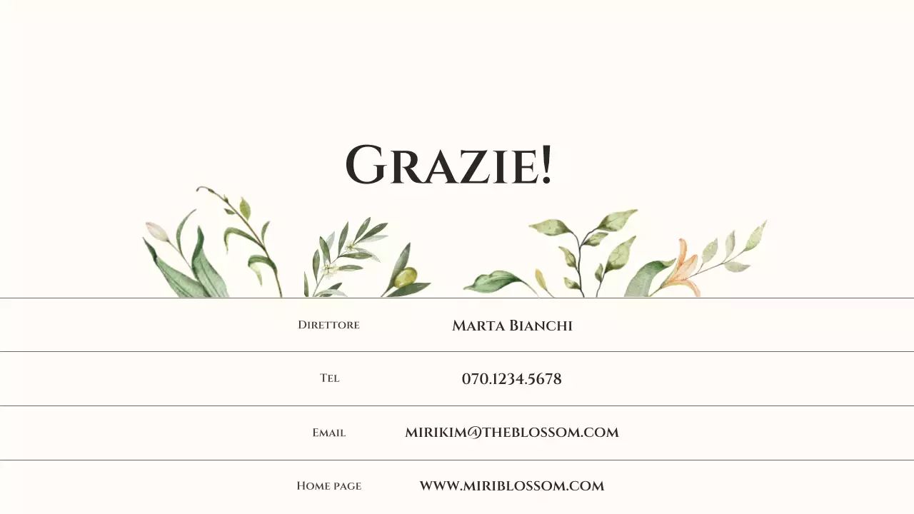 Introduzione al negozio di fiori con immagine acquerellata di fiori beige