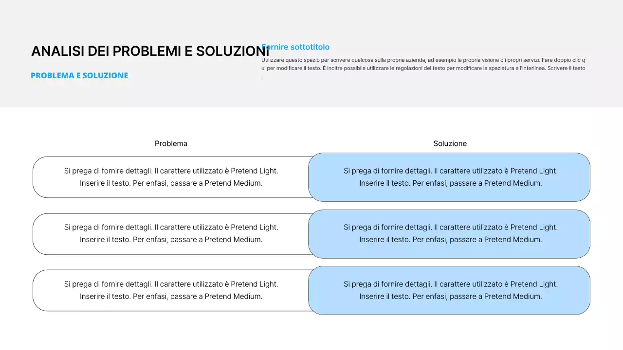 Semplice attività commerciale in bianco e azzurro