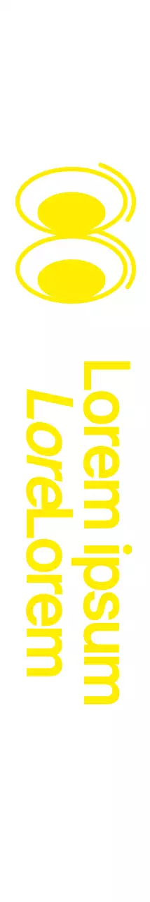 Semplice illustrazione di un occhio che rimbalza in giallo combinata con una frase di testo per un caffè in stile