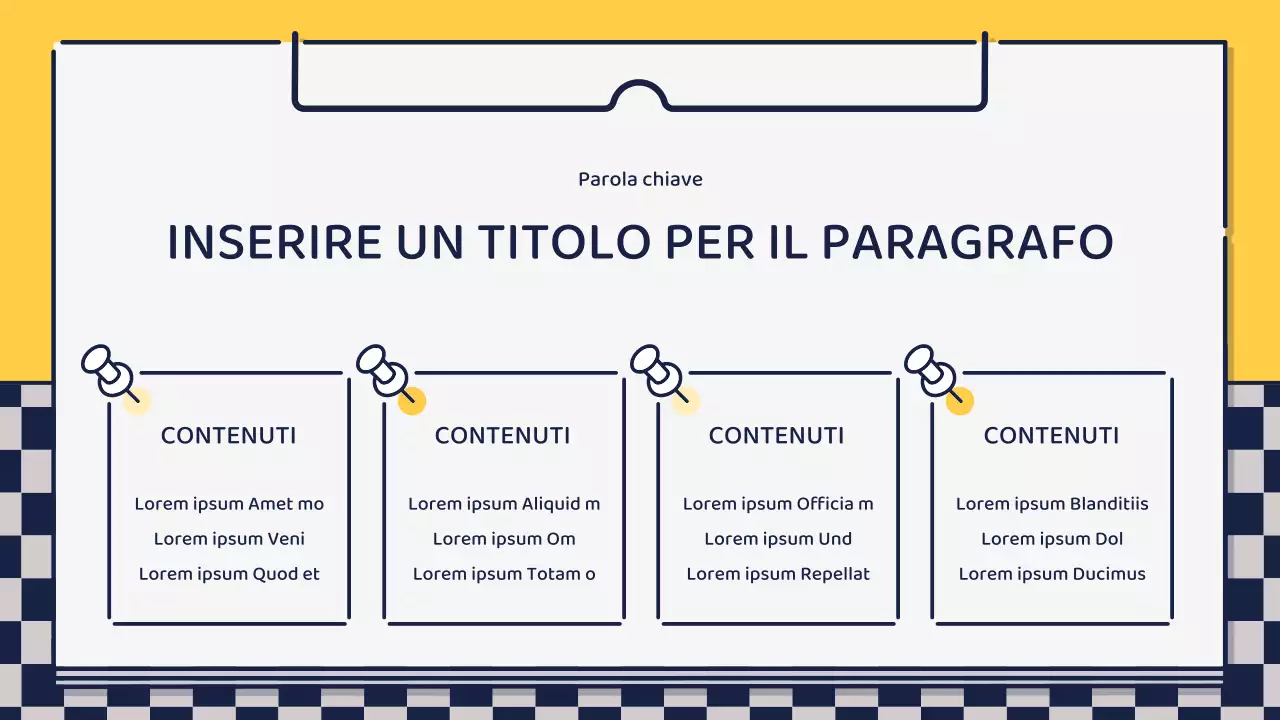 Presentazione sulla progettazione di icone carine e basilari in verde e giallo