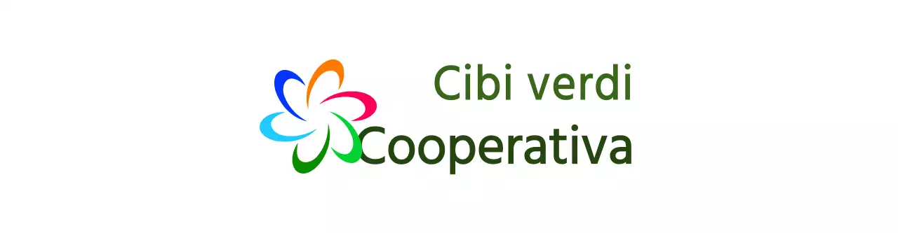 Moderni loghi simbolici e testuali in combinazioni colorate Prodotti promozionali cooperativi di stile