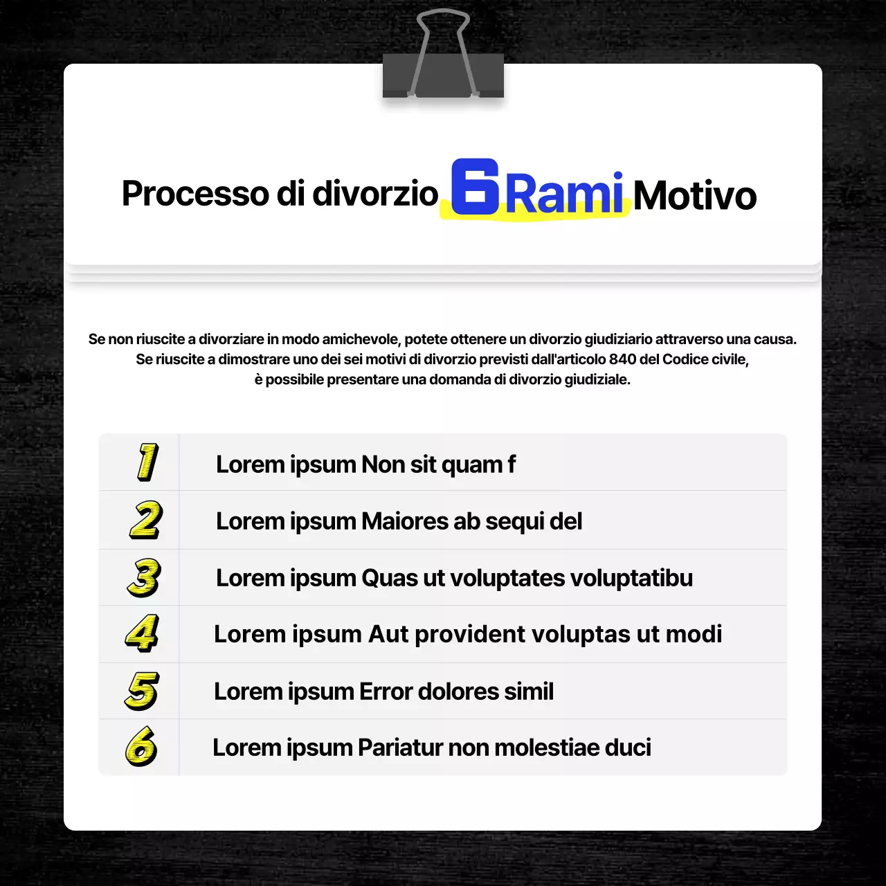 Guida alla consultazione di un avvocato con un semplice libro blu a tema