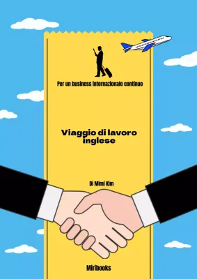 Lettera di presentazione semplice in inglese per viaggi d'affari in azzurro