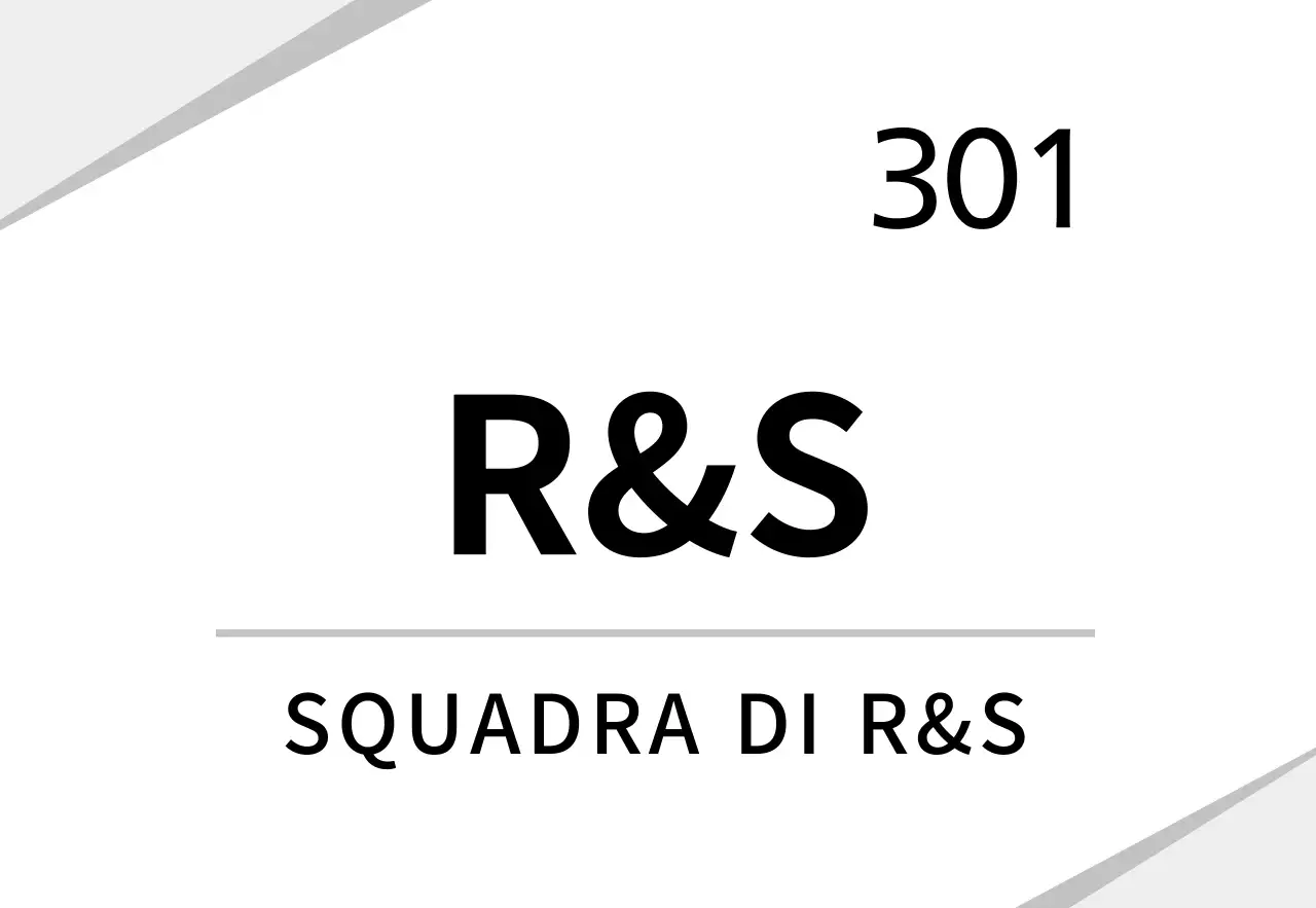 Cartello aziendale bianco con grafica pulita