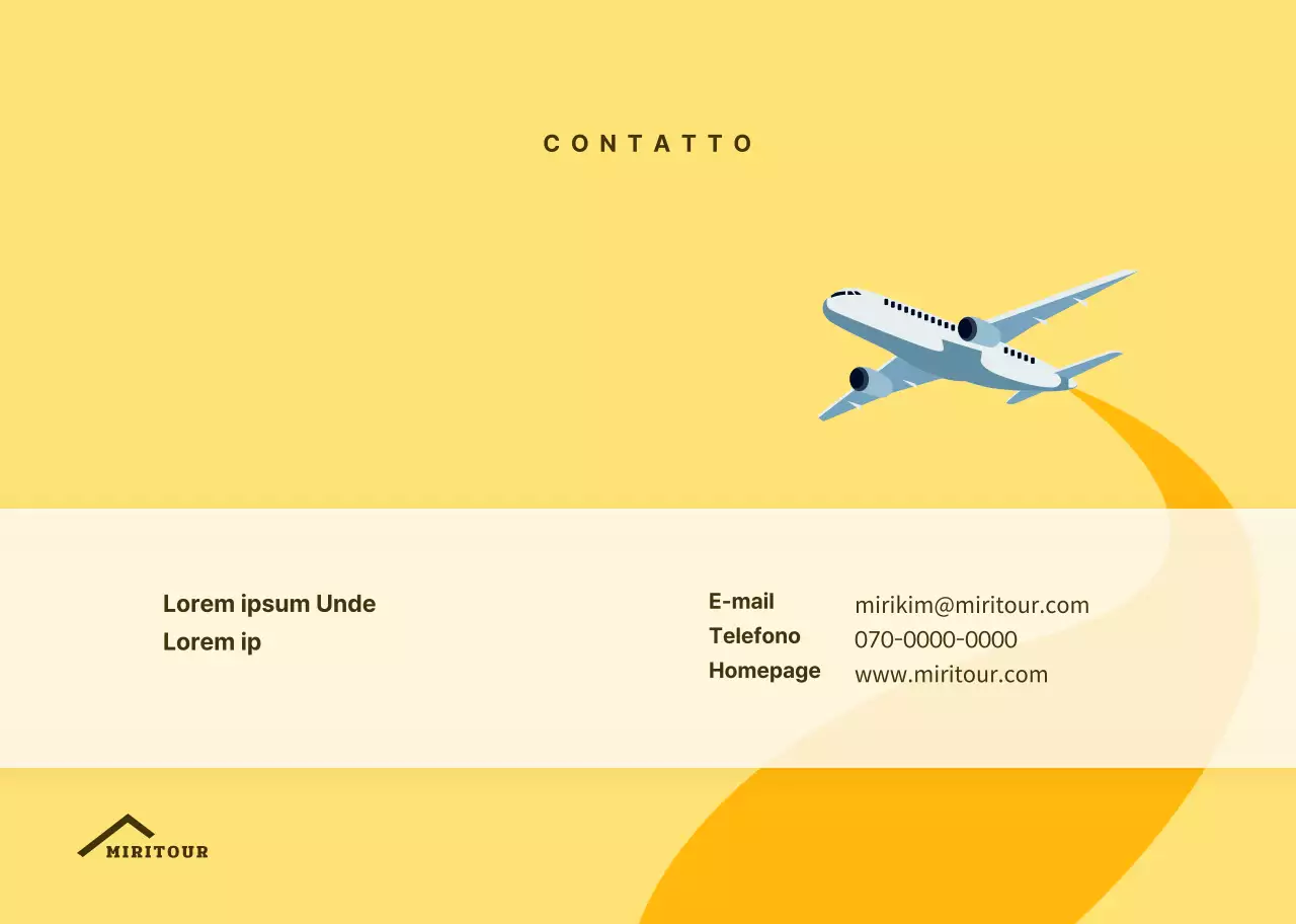 Un rapporto di vendita promozionale pulito e giallo