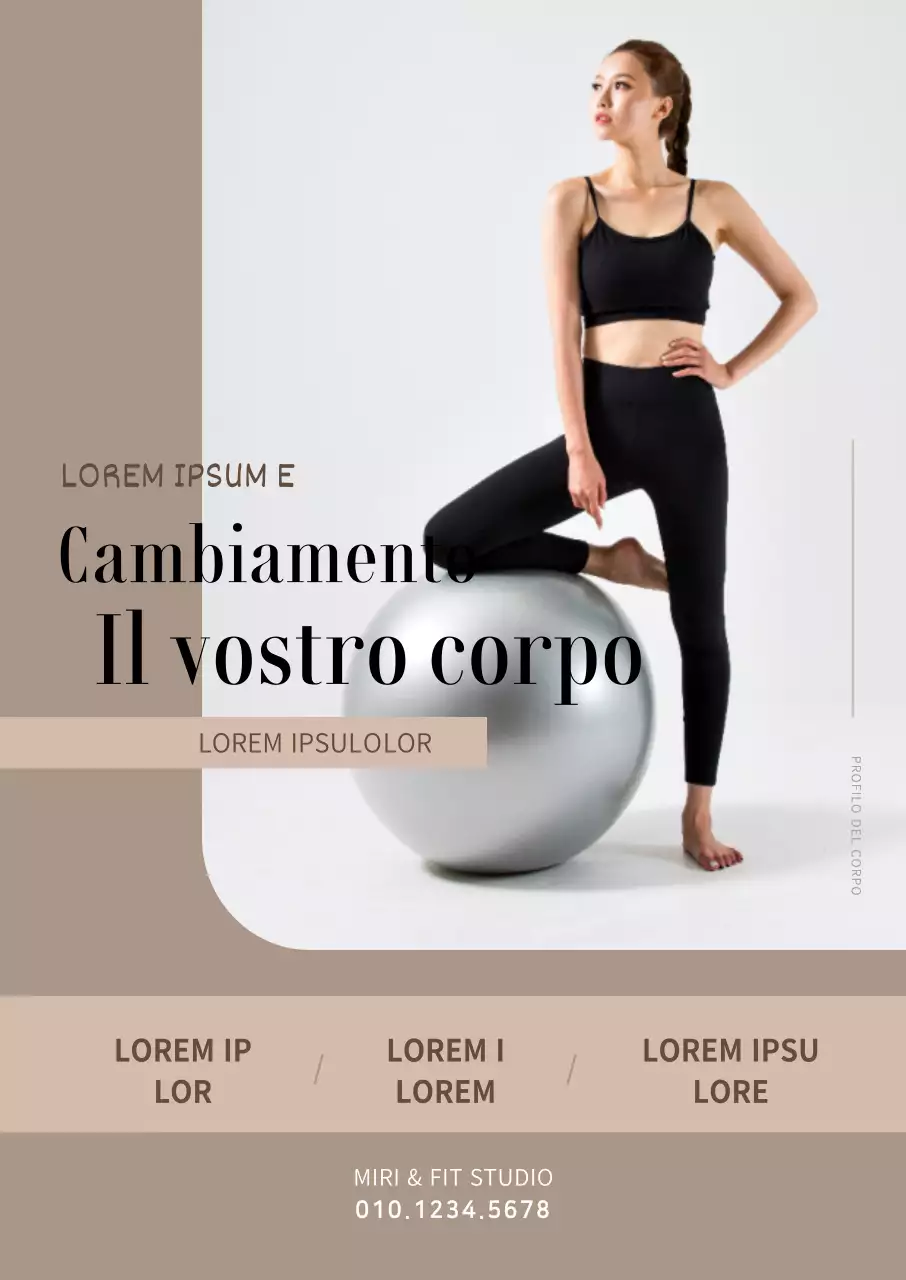 Beige Immagine sempliceEsaltare il profilo del corpo