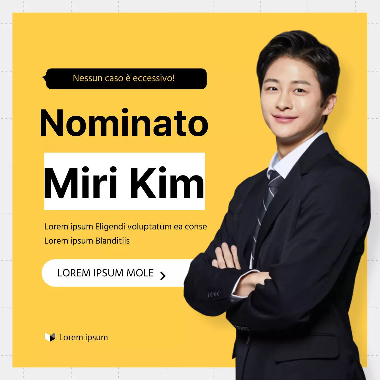 Guida minimalista gialla e bianca di consulenza sul diritto del lavoro