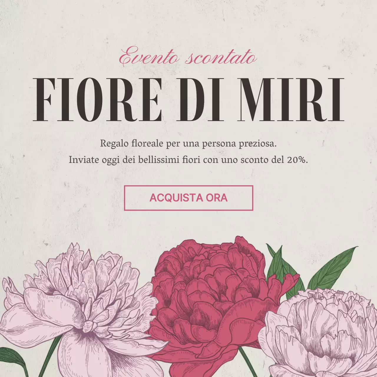 Consegna dei fiori