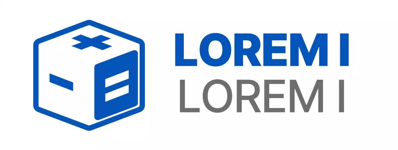 Disegnare un logo per una scuola di ripetizioni di matematica con un logo a forma di dado blu e grigio