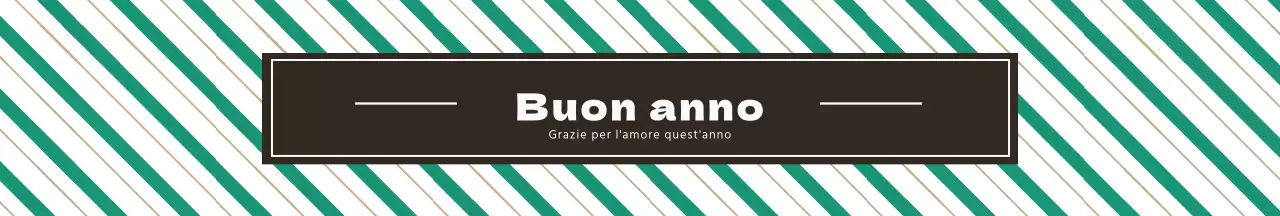 Pacco regalo natalizio a righe