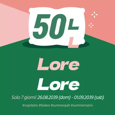 Stagione estiva dei letti spenti