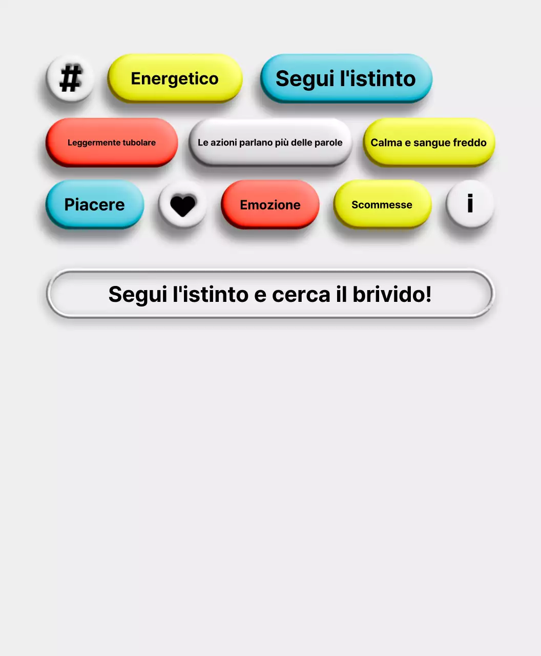 Una maglietta merchandise MBTI colorata, tenera e tridimensionale.