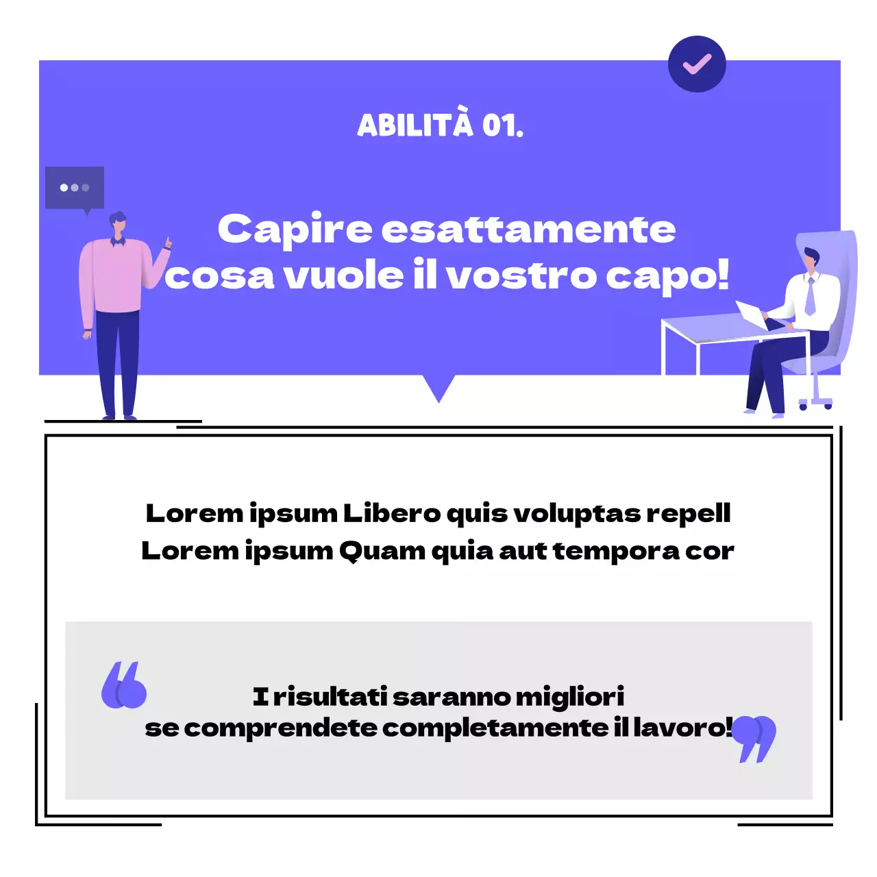 Carta della vita lavorativa blu e rosa notizie