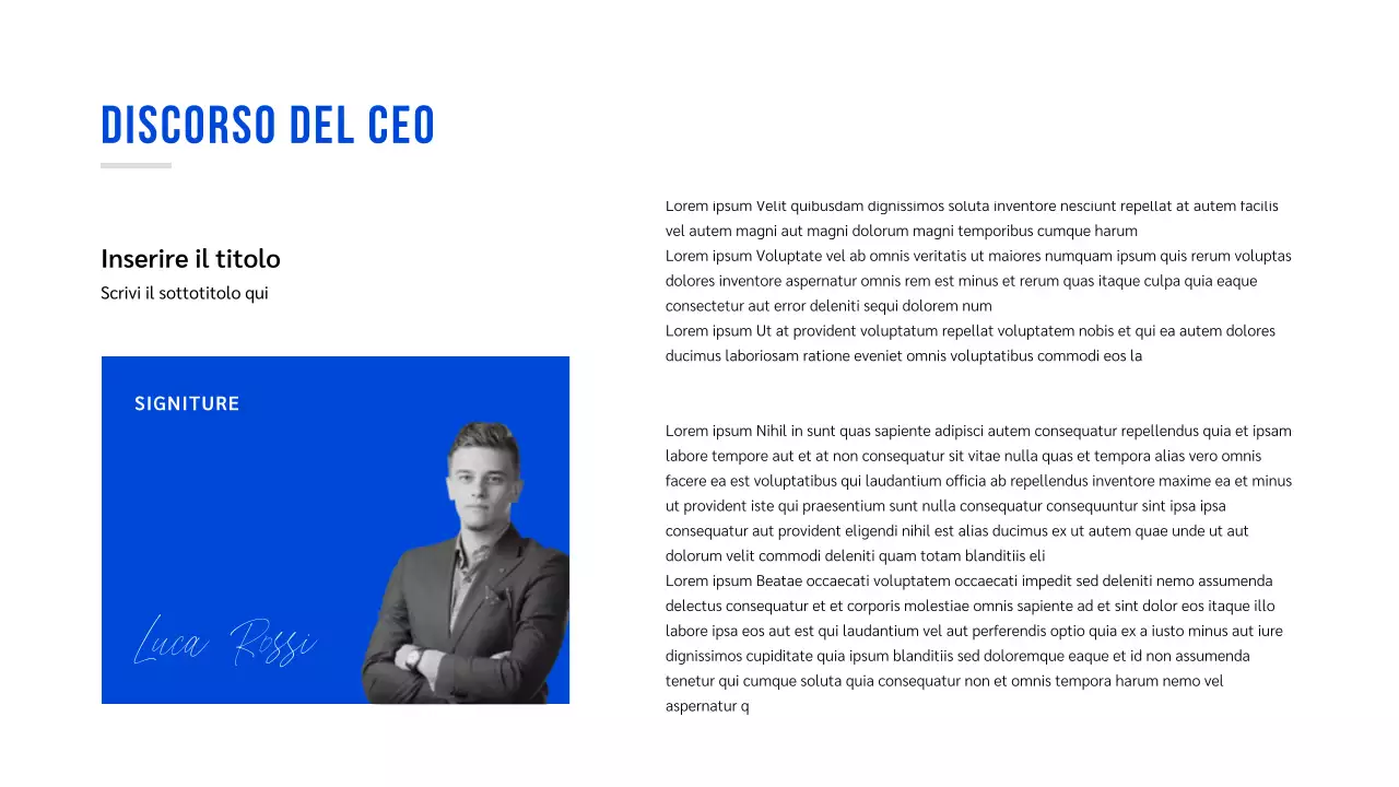 Presentazione di base