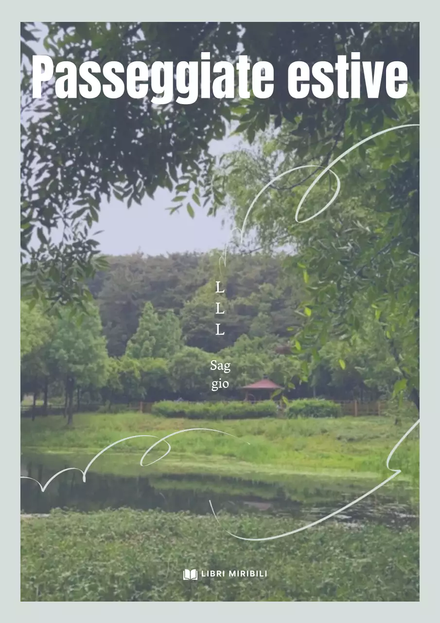 Copertina con immagine verde