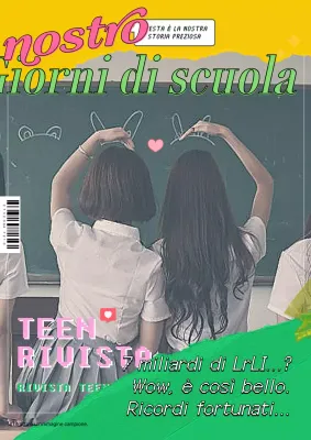 Vintage Retro Concept Yellow Green Schoolboy Artwork