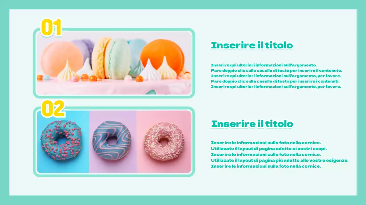 Presentazione della menta ordinata