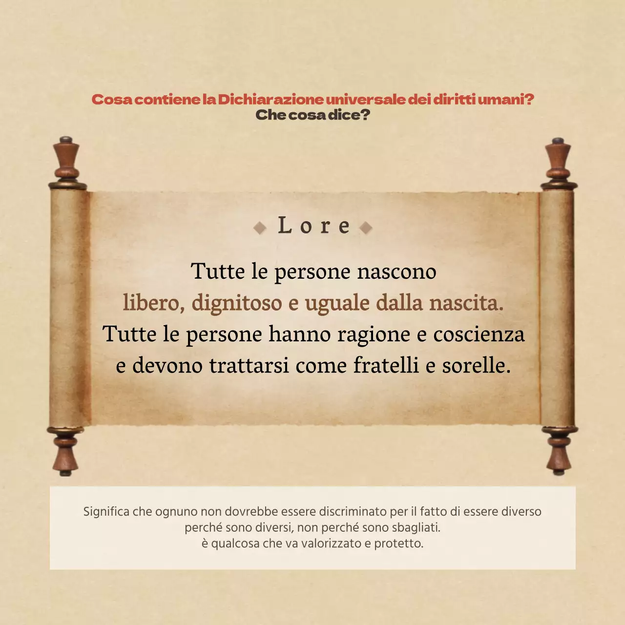 Duclass Giornata mondiale dei diritti umani CardNews Design