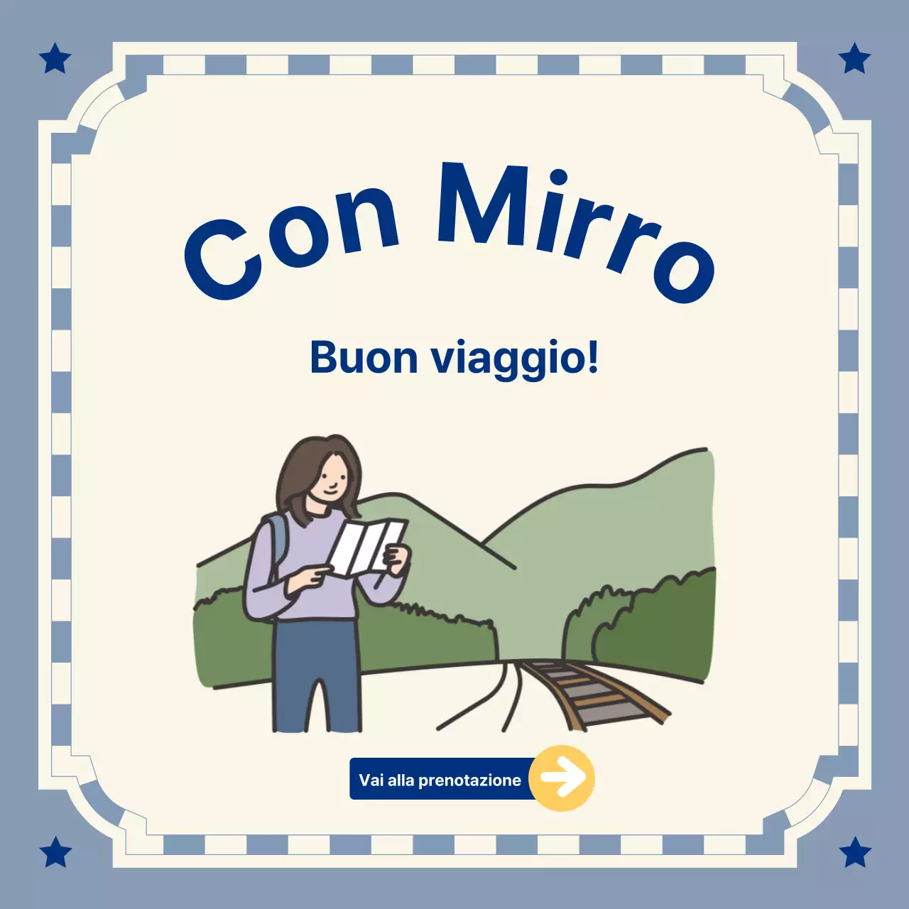 I colori pastello dei viaggi in treno sulla costa meridionale