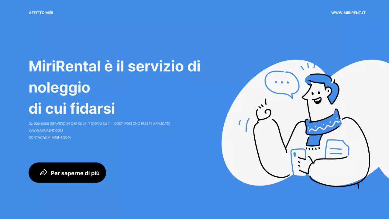 Presentazione del servizio di noleggio elettrodomestici