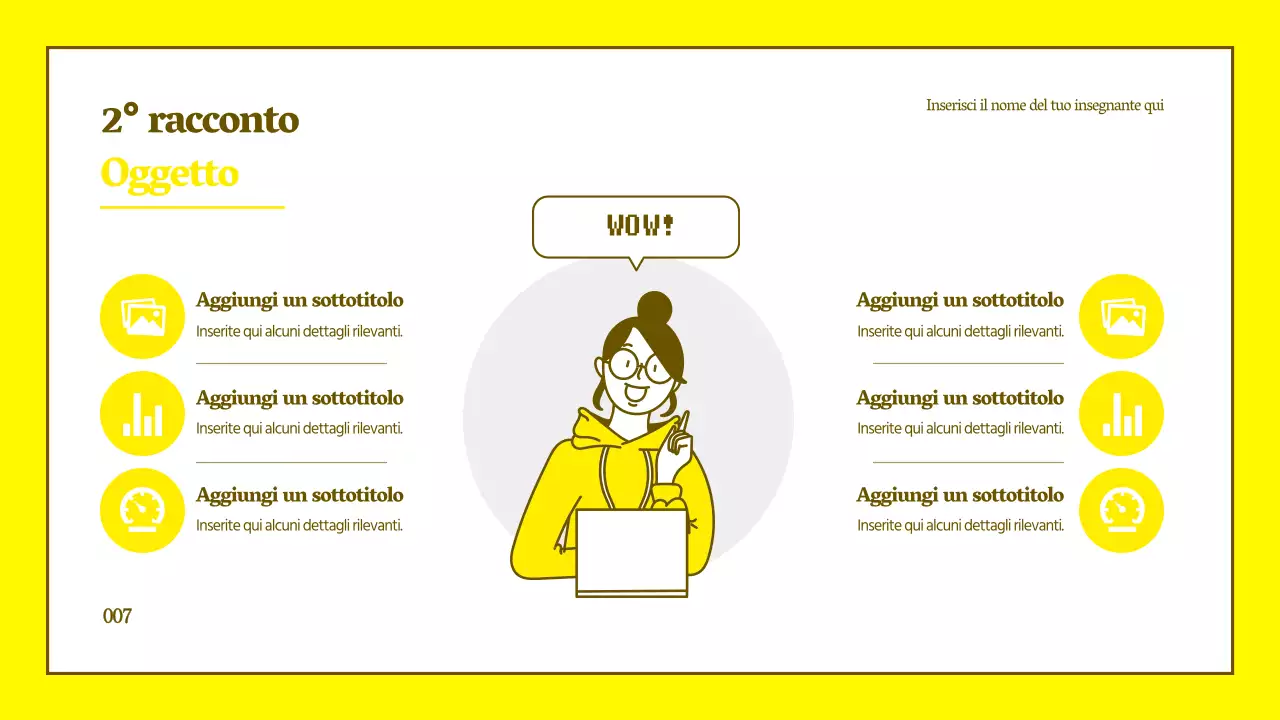 Tutorial per l'illustrazione di personaggi puliti in giallo e marrone