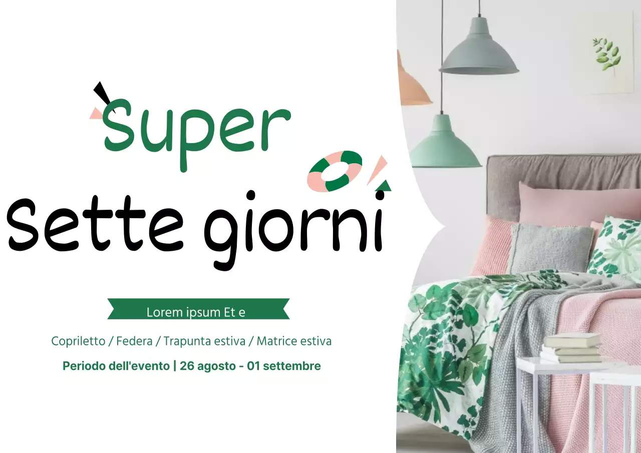 Fuori stagione per la biancheria da letto estiva