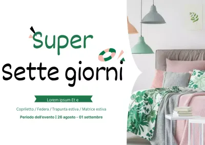 Fuori stagione per la biancheria da letto estiva