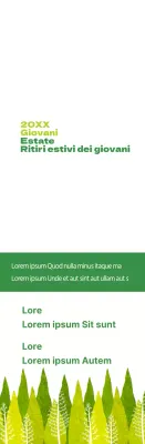 Informazioni sul ritiro estivo della chiesa verde lime e verde