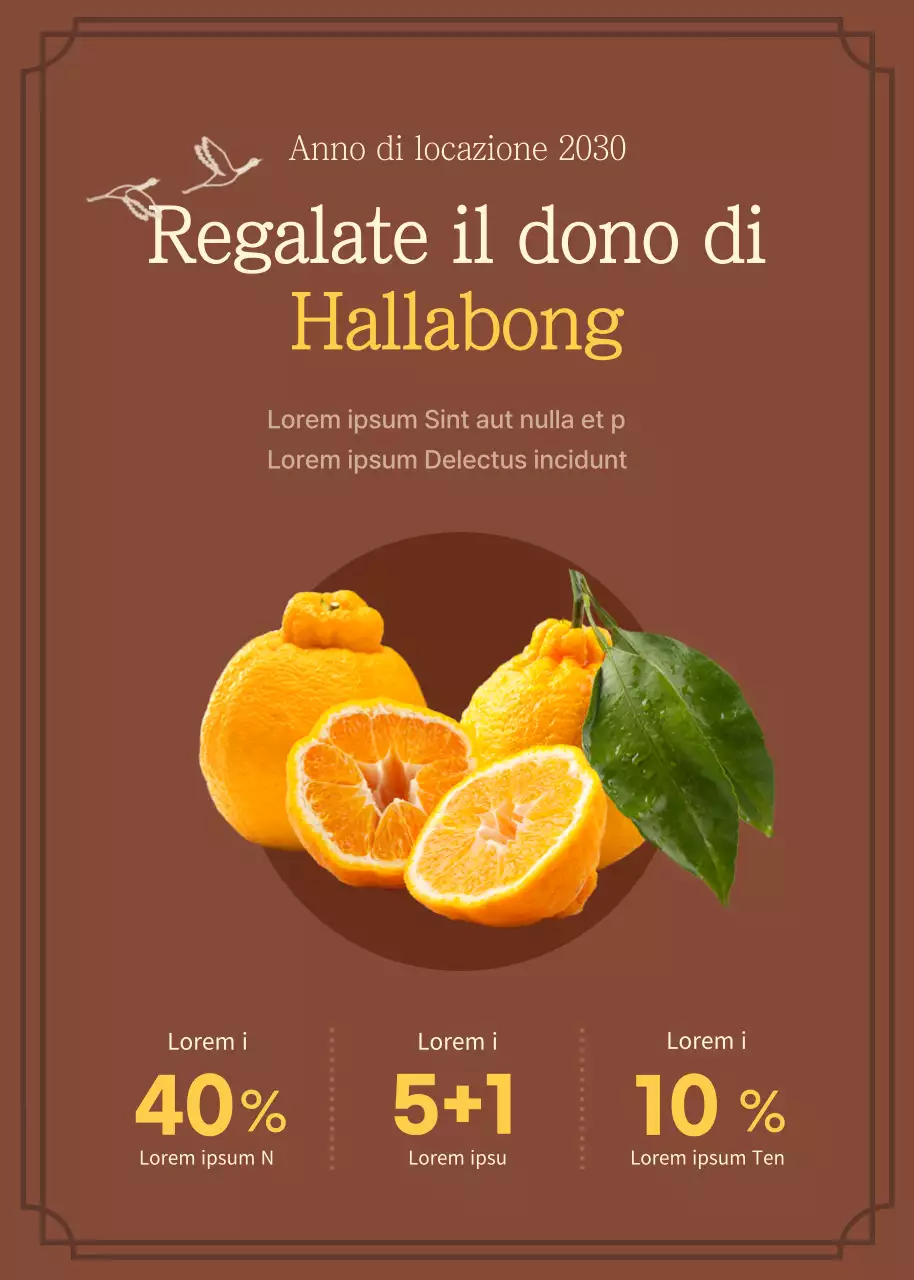 Dettagli dell'evento Regalo Hallabong marrone