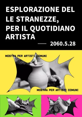 Un viaggio d'arte con un tocco di giallo e rosa caldo