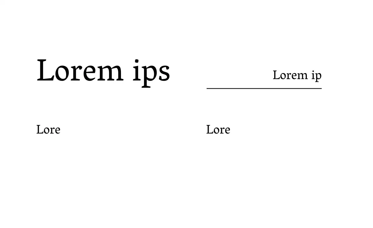 Etichetta da cucina bianca con testo semplice