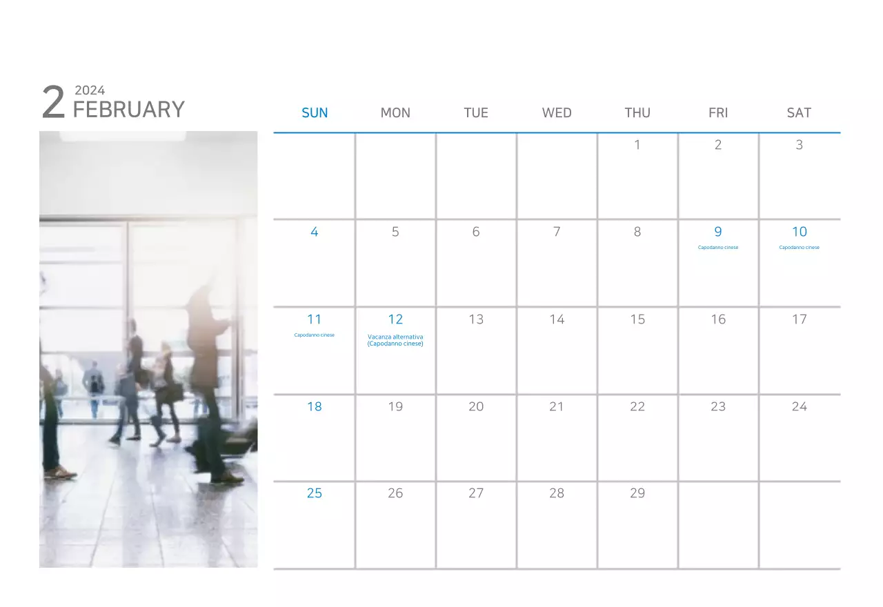 Blu Bianco Affari Semplici