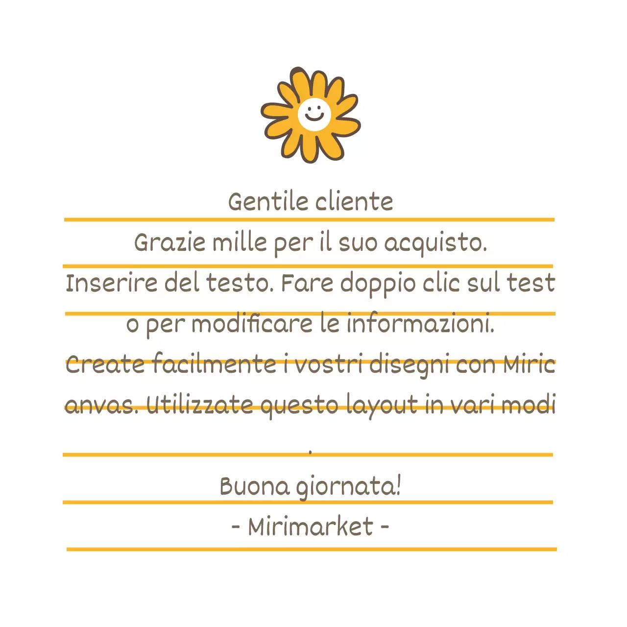 Illustrazione gialla Evento di revisione semplice