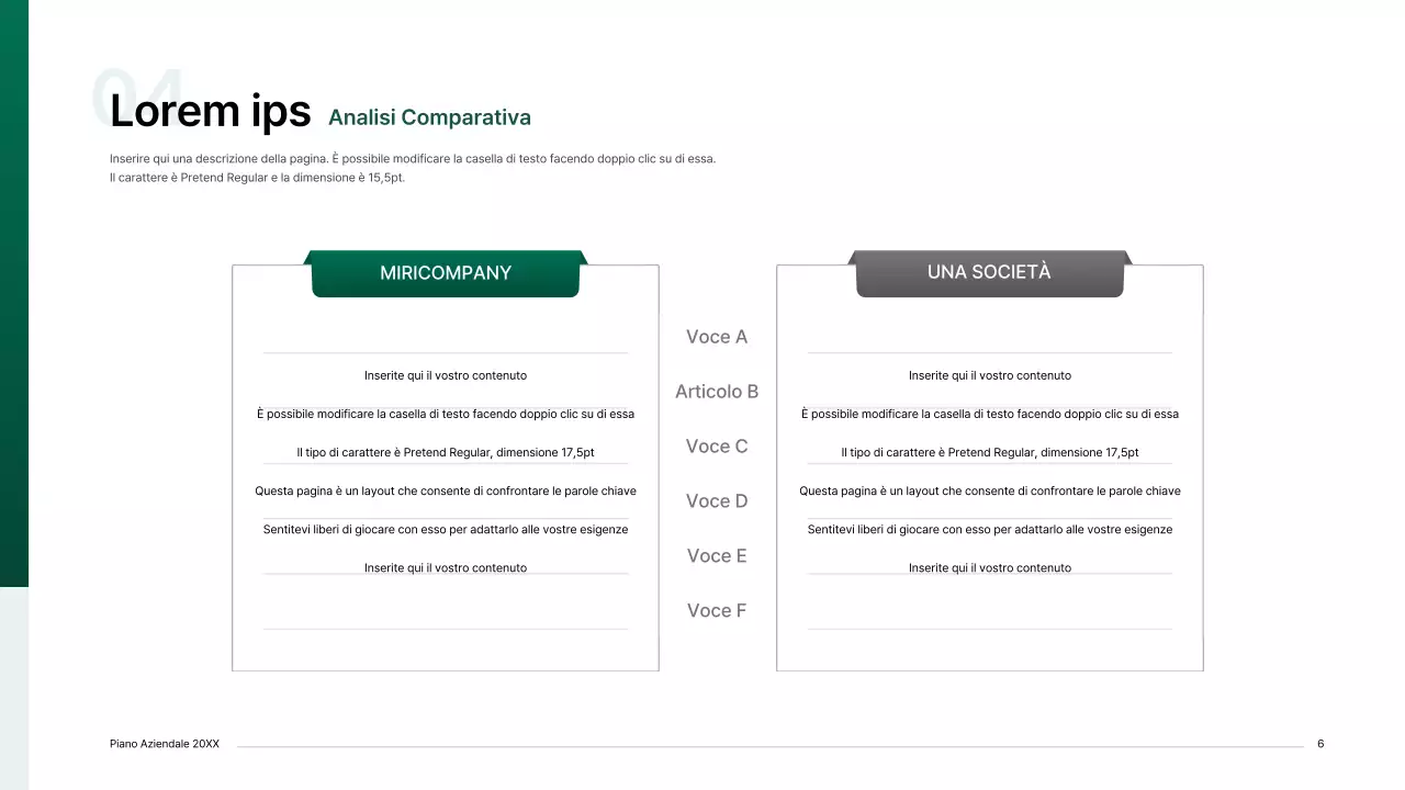 Kit per la presentazione di un business plan con un concetto di indice gradiente in verde