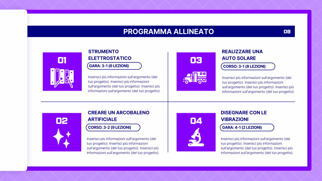 Proposta di lezione di scienze utilizzando le pagine viola