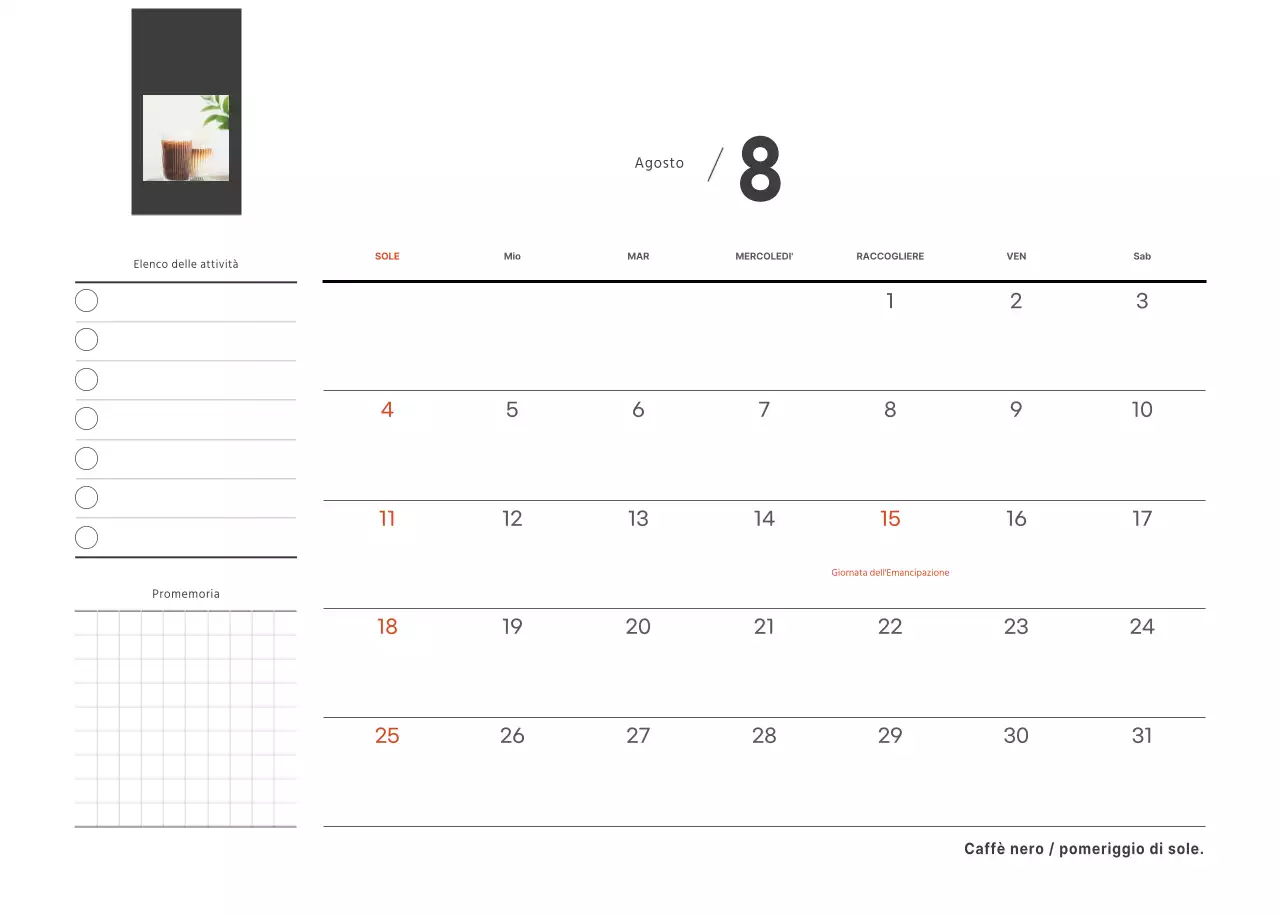 Un caffè sentimentale bianco e marrone