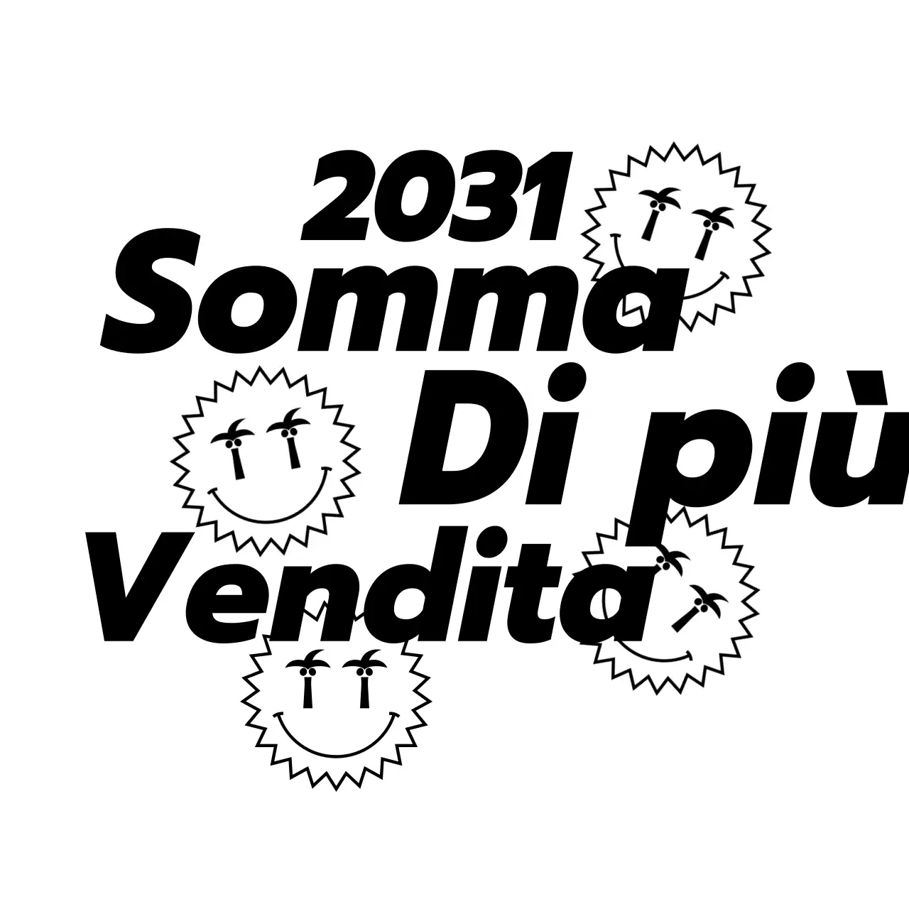 Illustrazioni e combinazioni di testo carine e alla moda Stile di impaginazione Promuovere e informare i saldi estivi