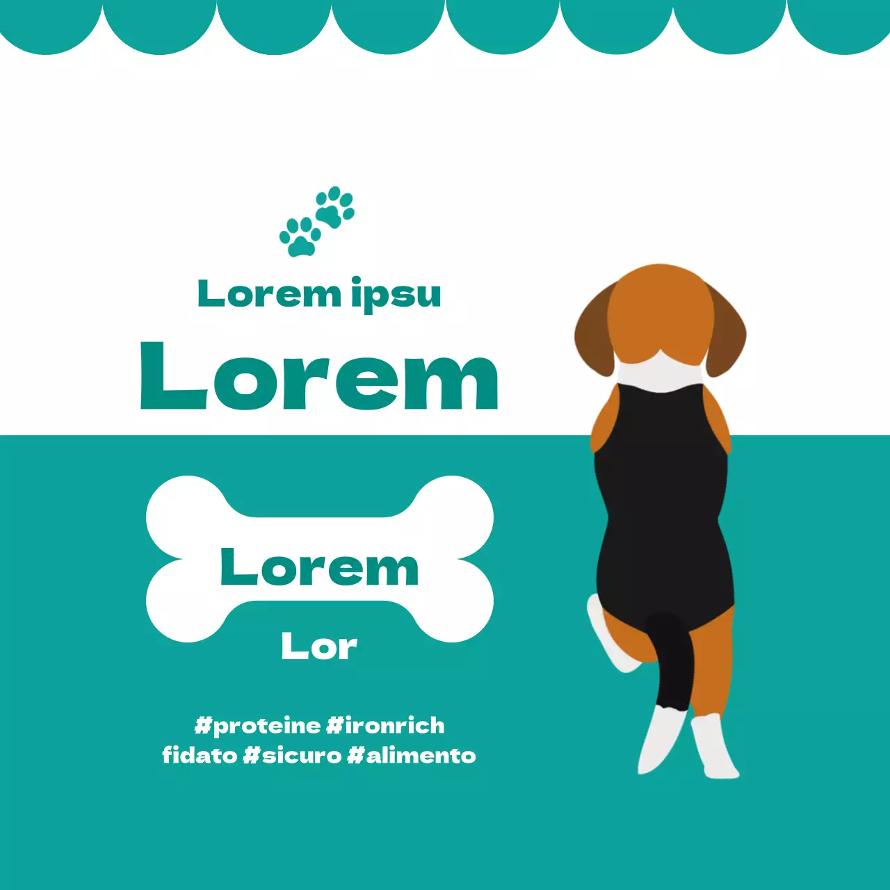 Etichette illustrate turchesi per dolcetti fatti in casa