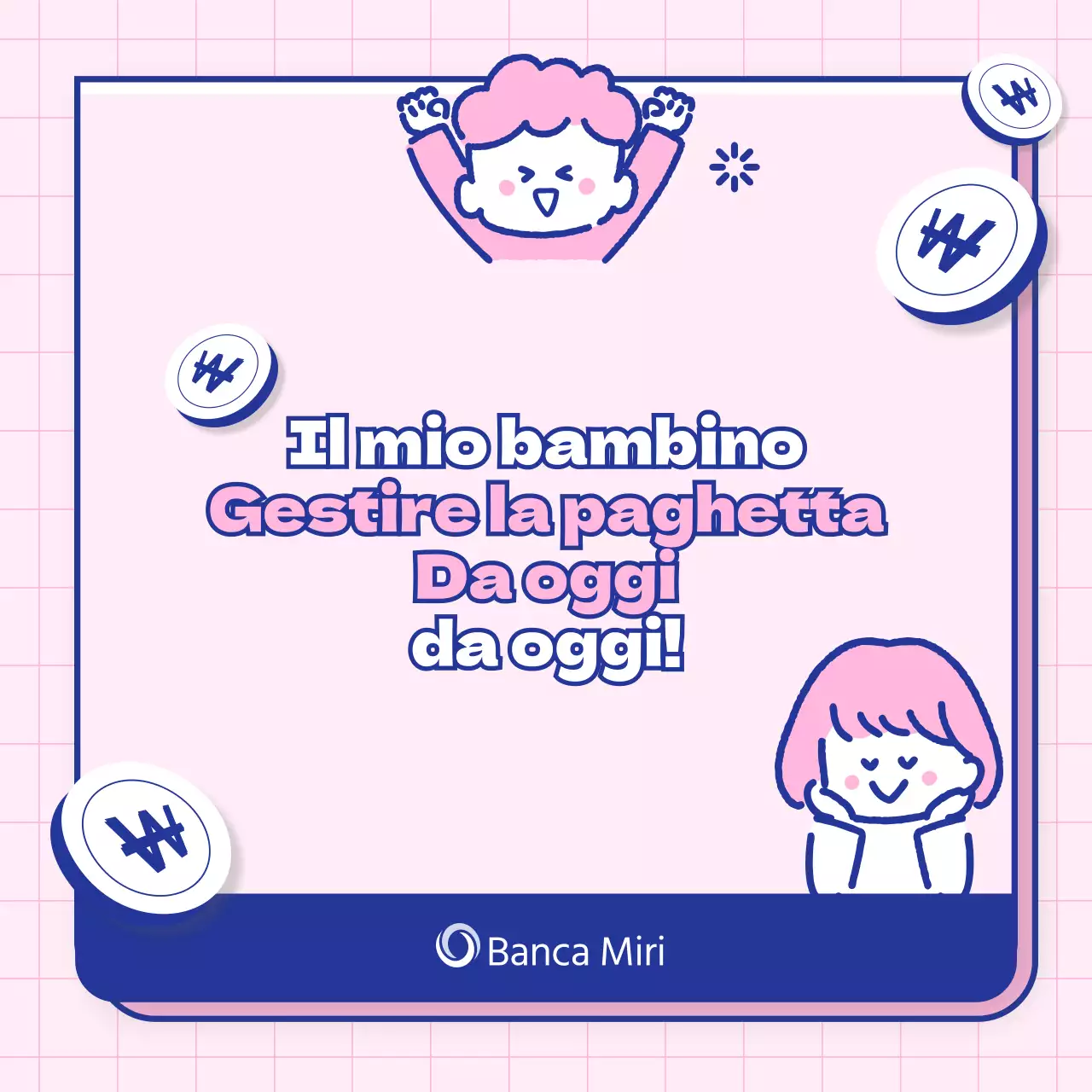 Insegnare ai bambini a gestire i soldi delle tasse rosa e blu