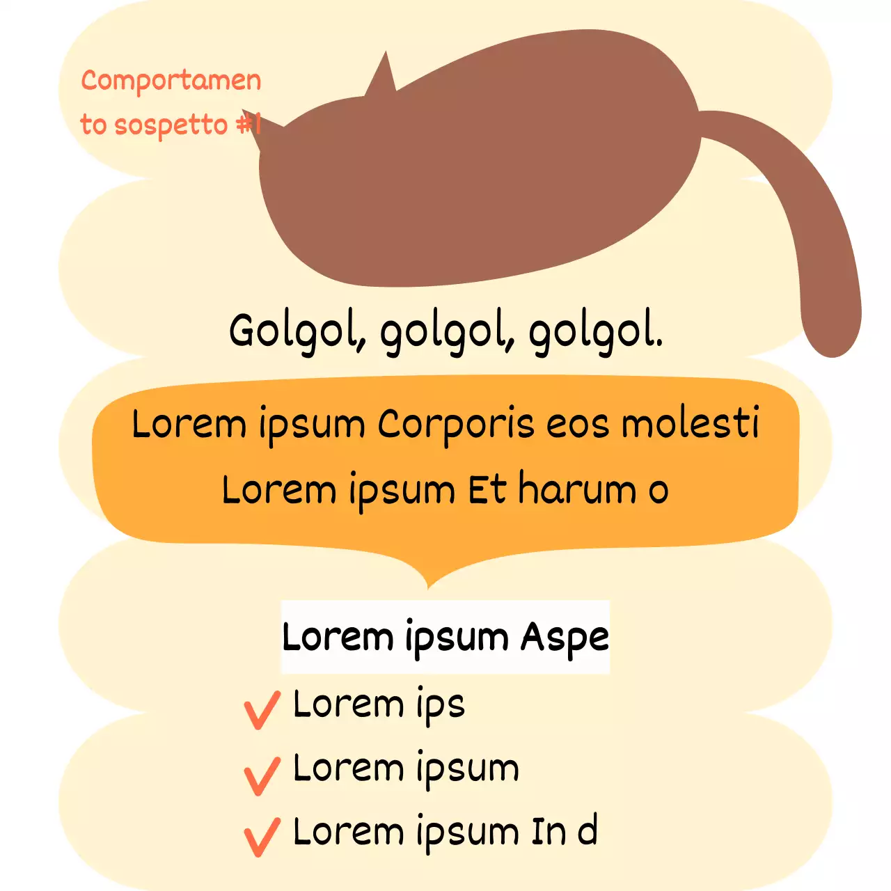 L'adorabile storia del linguaggio dei gatti di Brown e Yellow