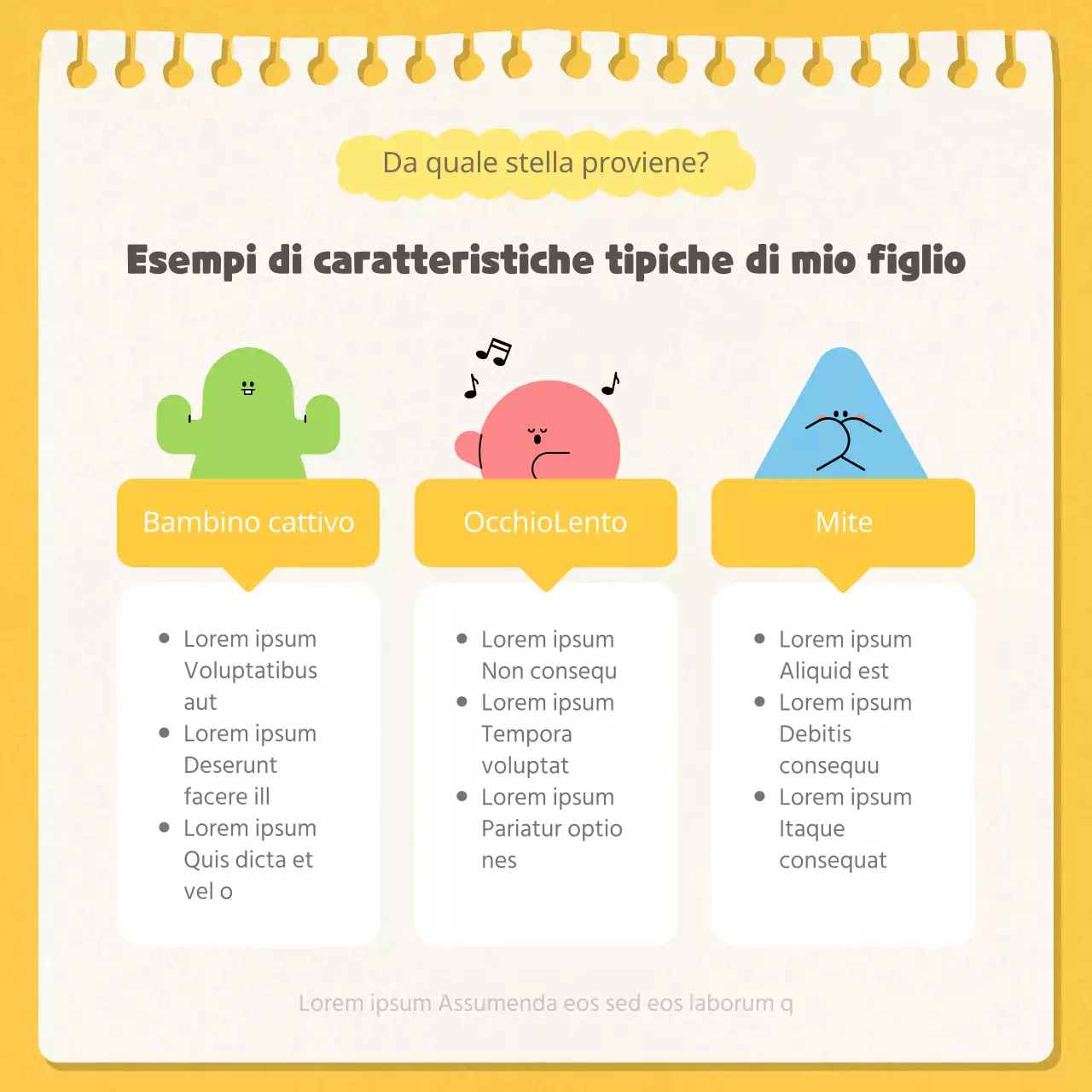 Introduzione del concetto di asilo giallo, un modo simpatico di educare i bambini piccoli