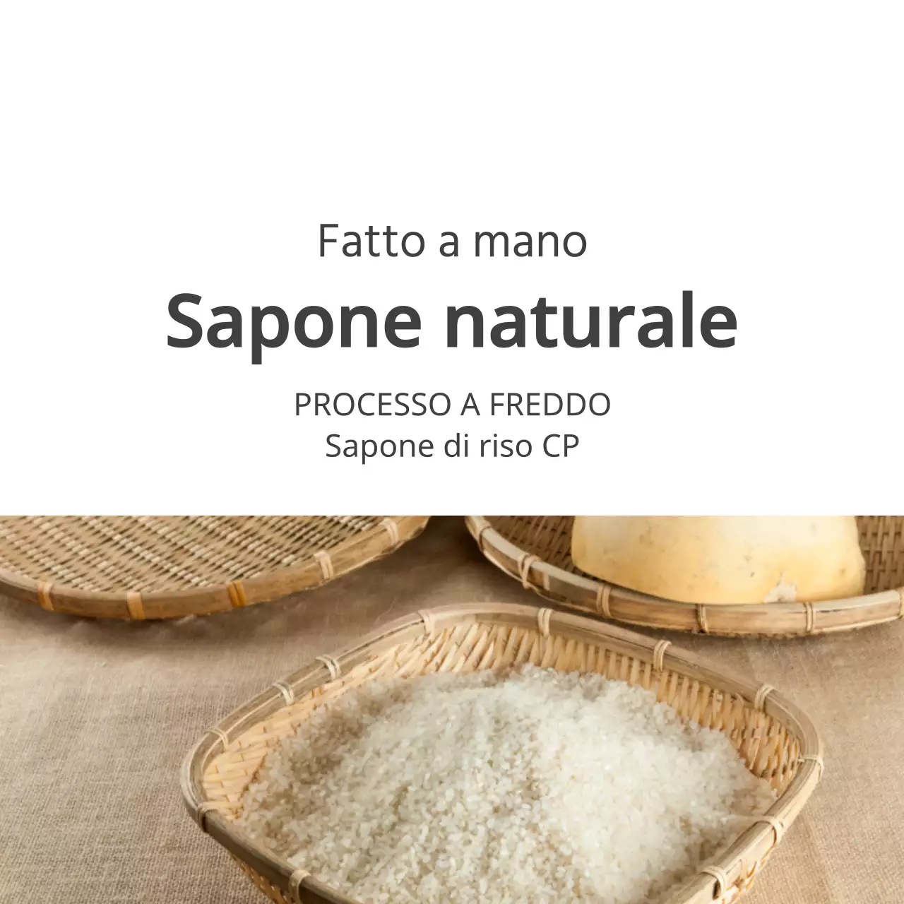 Sapone di riso