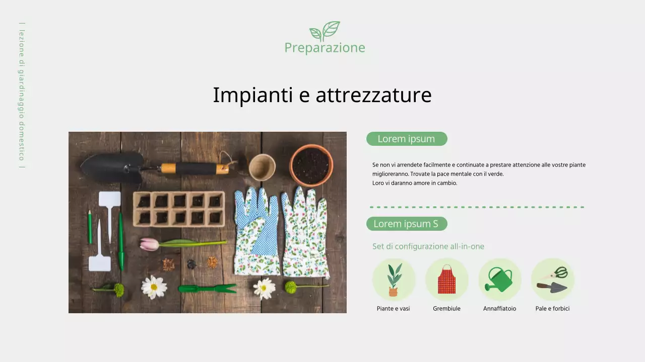 Verde oliva, proposta di classe calda (presentazione)