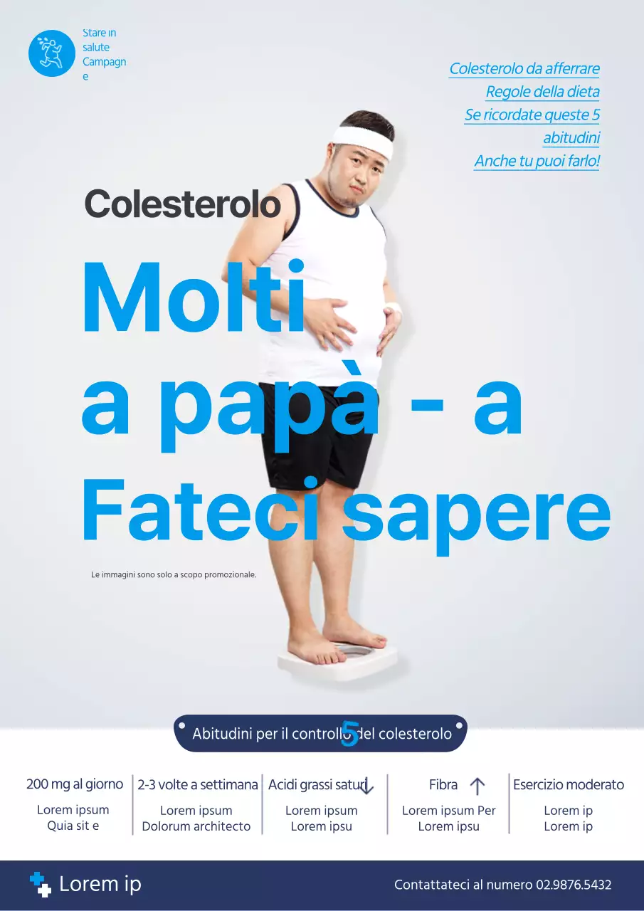 Promuovere la campagna ospedaliera grigio-blu